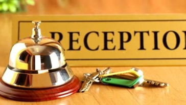 reception di albergo