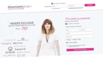 showroomprive sito e commerce