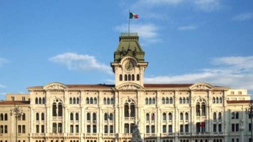 trieste, palazzo del comune