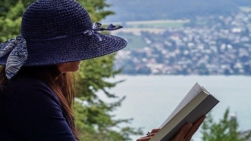 concorso, letterario, libro, lago