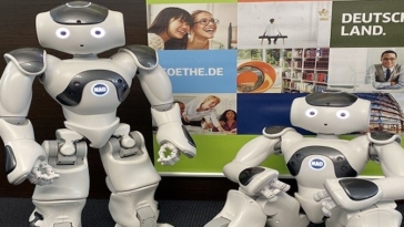robot in residence, Goethe-Institut