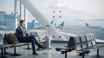 business travel, viaggio d'affari, aeroporto