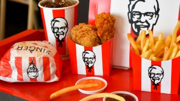 KFC, Kentucky Fried Chicken, Menu