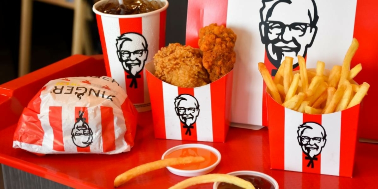 KFC, Kentucky Fried Chicken, Menu