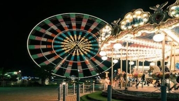 lavoro, parco, divertimenti