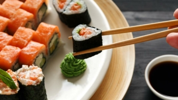 sushi, ristorante, cucina giapponese