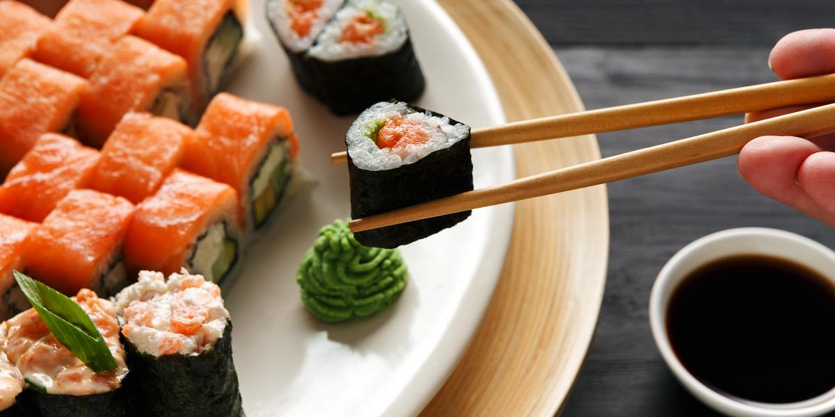 sushi, ristorante, cucina giapponese