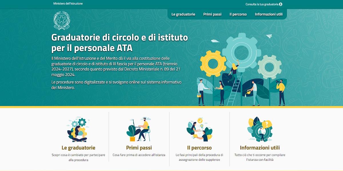aggiornamento graduatorie ata terza fascia