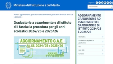 graduatorie a esaurimento, GAE