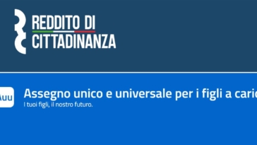 Reddito di Cittadinanza Assegno Unico figli