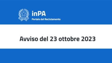 avviso inPA, 23ottobre