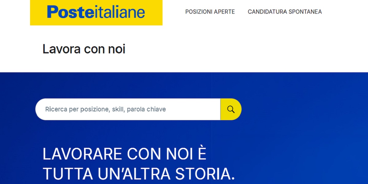 poste italiane portale reclutamento