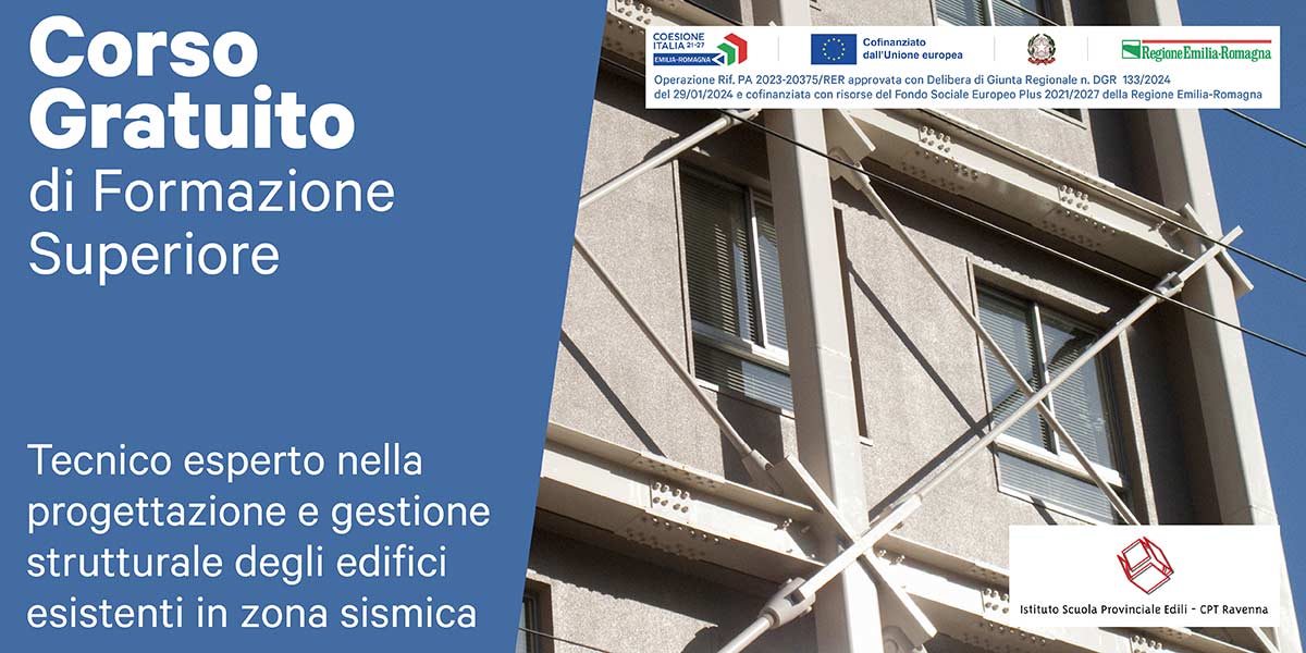 Ravenna corso gratuito gestione edifici zona sismica