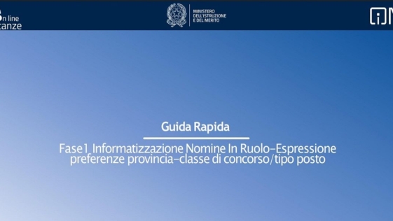 guida mim domanda immissioni in ruolo docenti 2025 fase 1