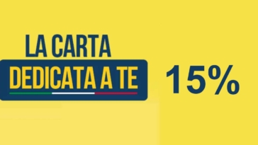 Carta dedicata a te 15 % sconto