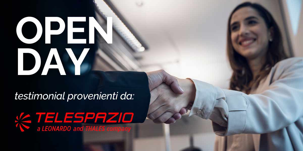 Open day Telespazio master Contaminaction University