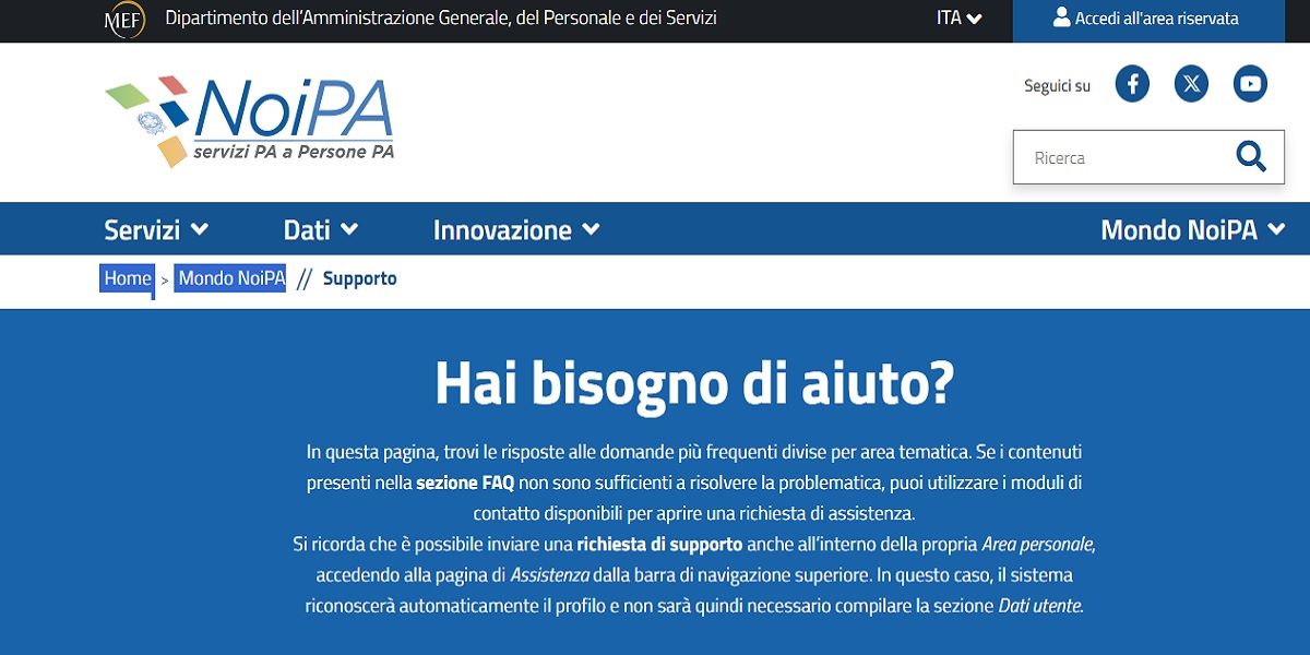 assistenza noipa