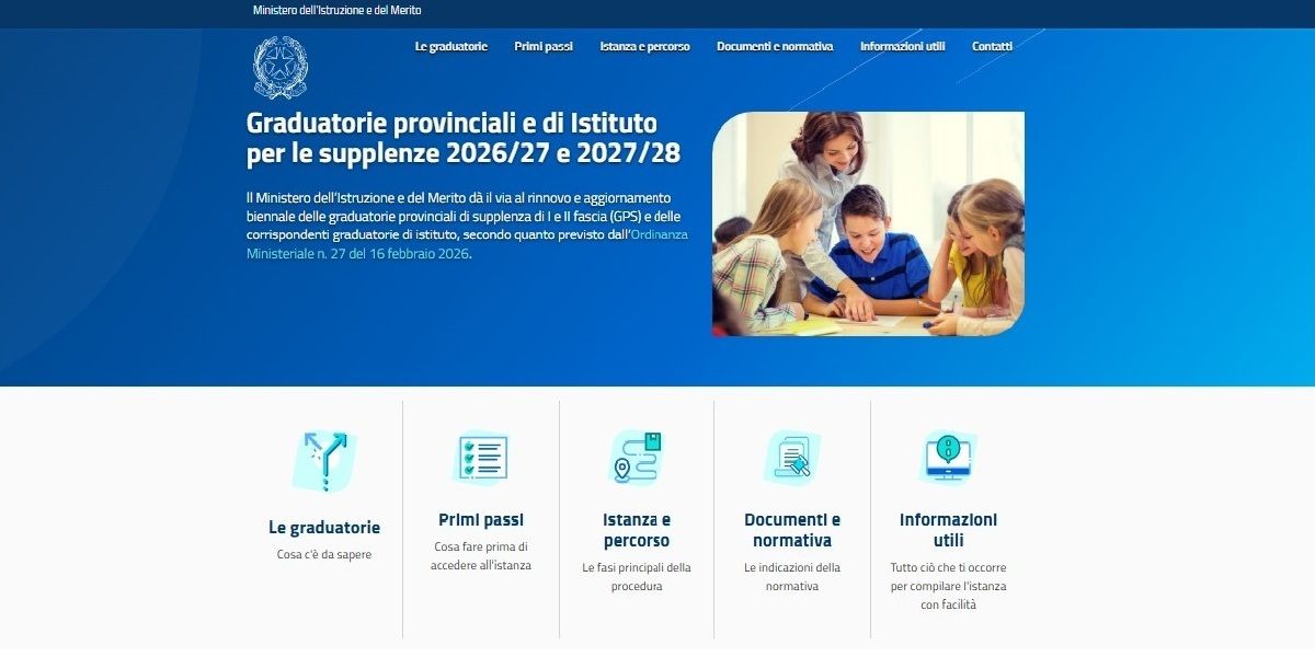 graduatorie gps 2026, faq