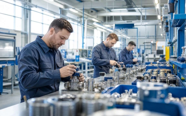 Produzione componenti regolazione fluidi