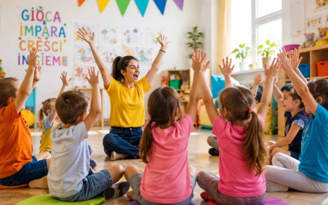 educatori, infanzia, bambini