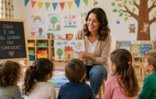 maestra scuola materna, infanzia