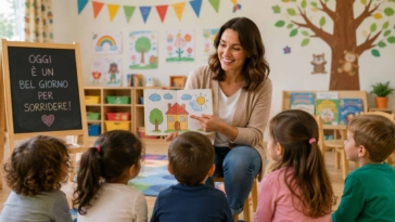maestra scuola materna, infanzia