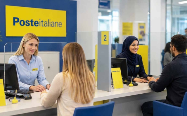Poste italiane, lingua ucraina, araba