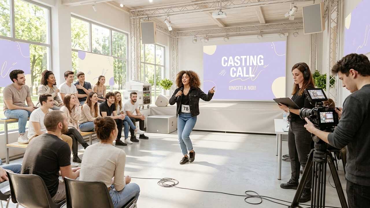 Casting videoclip musicale
