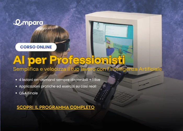 AI per Professionisti, corso online empara