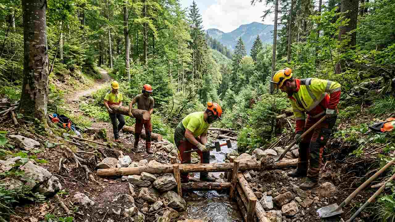 operaio idraulico forestale