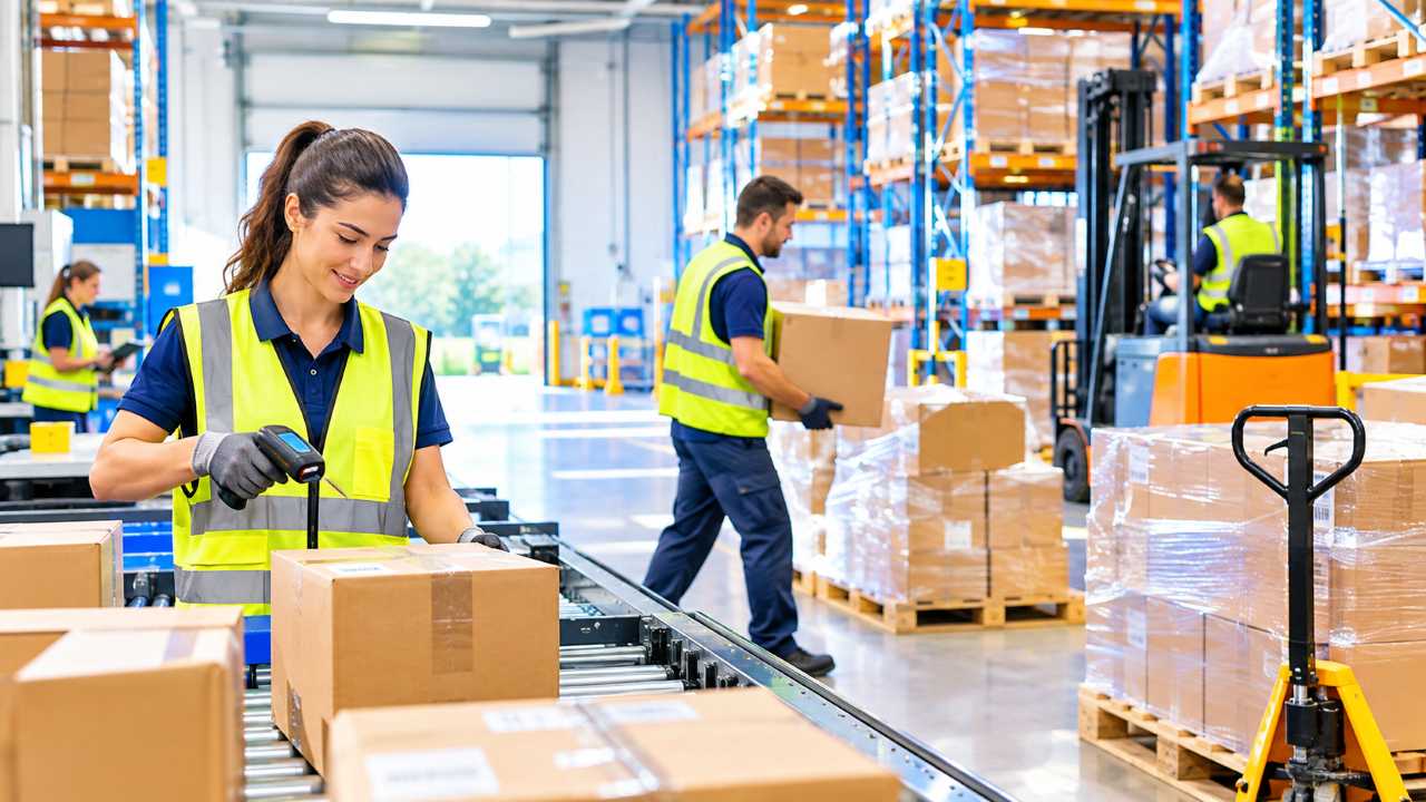 Polo logistico, magazzinieri