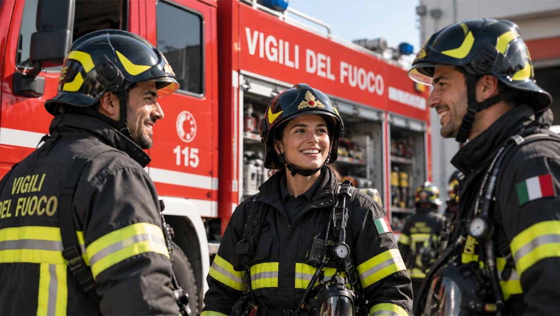 Vigili del Fuoco prova