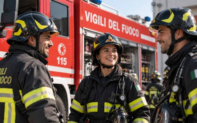 Vigili del Fuoco prova