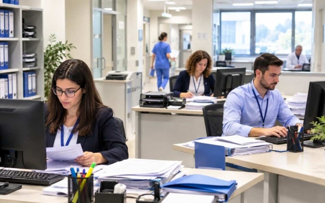 assistenti amministrativi, amministrazione, asl