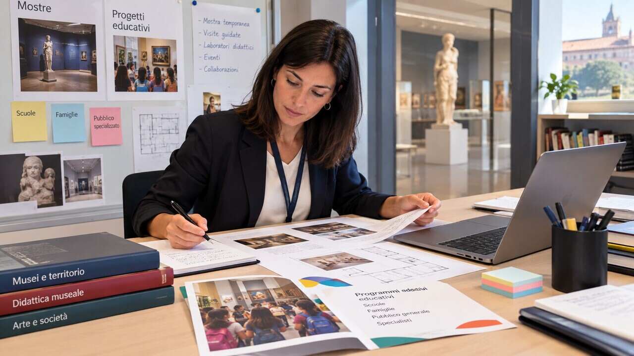 funzionario sistema museale università