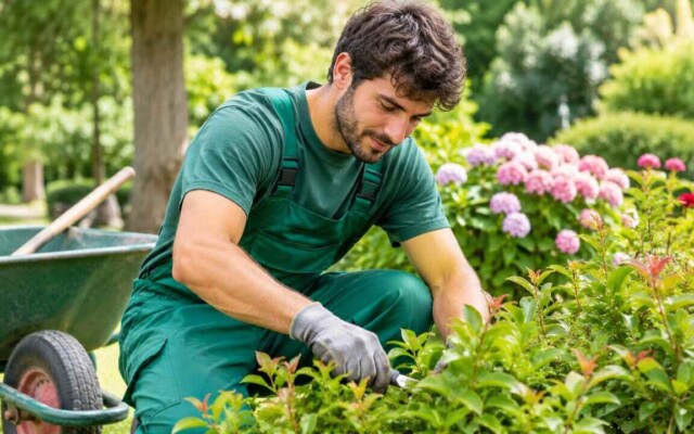 Giardiniere manutentore del verde