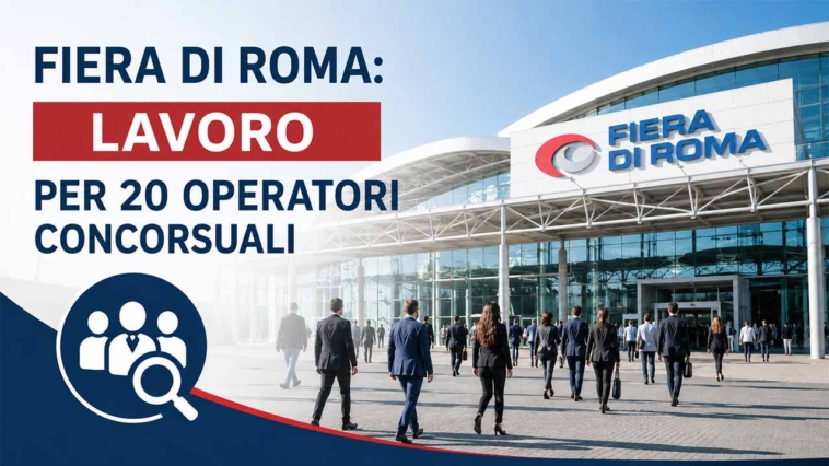 Fiera Roma, lavoro operatori concorsuali